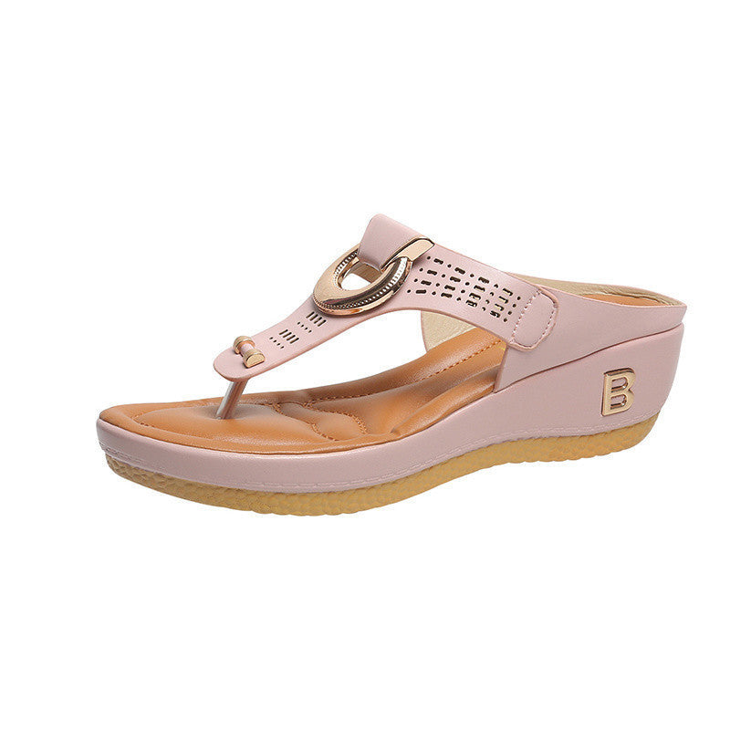 Rome Summer Women Tongs Wedges 🎁 Pantoufle épaisse (ACHETER DEUX LIVRAISON GRATUITE)